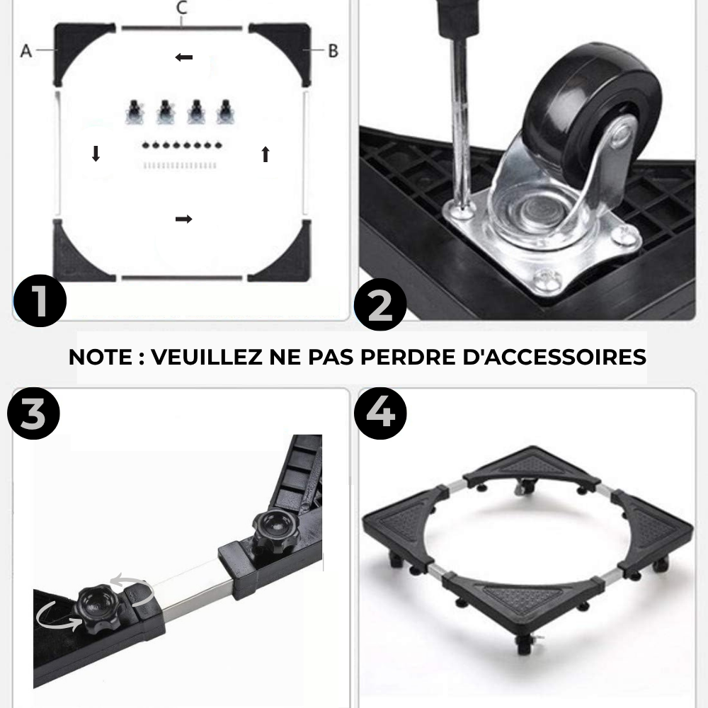 Support mobile universel et multifonctionnel : 4SQUARE™